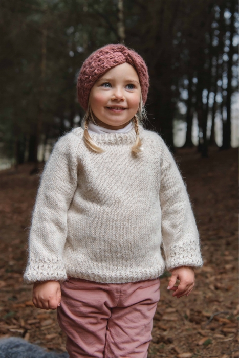 Ferdigstrikk - Netti genser barn (#234)