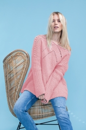 Strikkemekka.no DSA KAROLINE GENSER KORALL 63 16 Karoline Genser | Oppskrifter | Hobbii.no