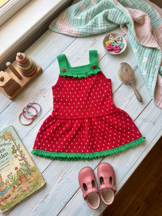 Strawberry Kjole by Ingrid Raadim X HOY IR 07-04