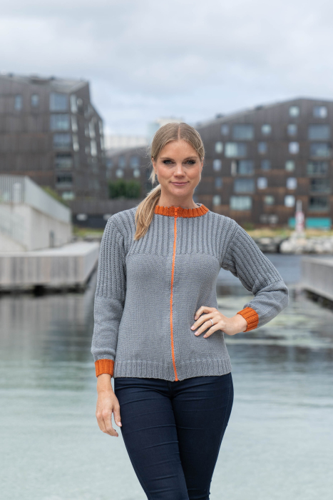 Ferdigstrikk - Elin jakke (#560)
