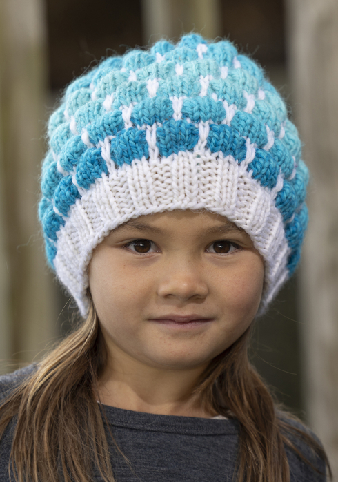 Bobby Lue Turkis/Hvit 3-9