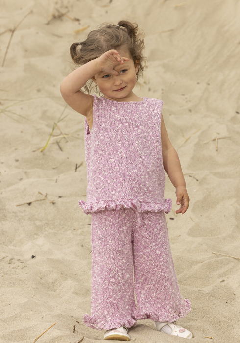 Sandrose Topp og Bukse (lang) 2614-1a