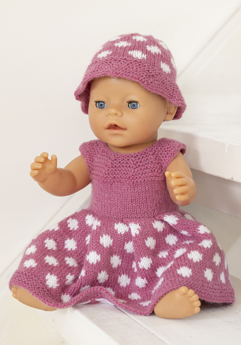 Olivia Dukkekjole, Solhatt og Truse 2607-5