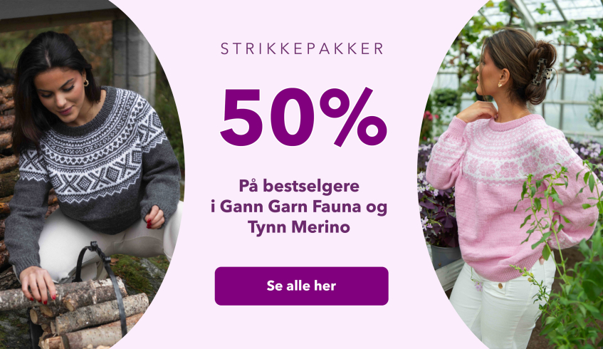 1 - Anbefalte strikkepakker - GANN