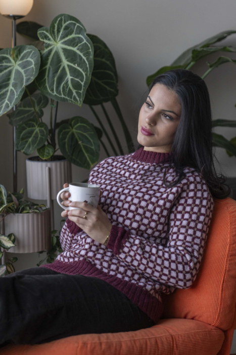 Ferdigstrikk - Frostbite Genser (#2294)