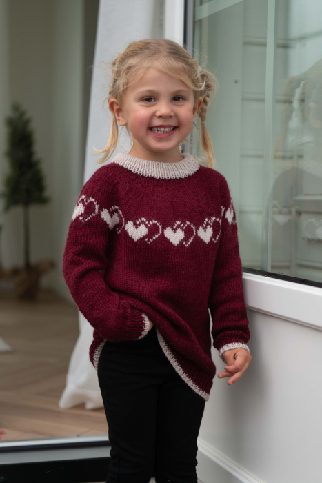 Snøhjerte Genser Kids