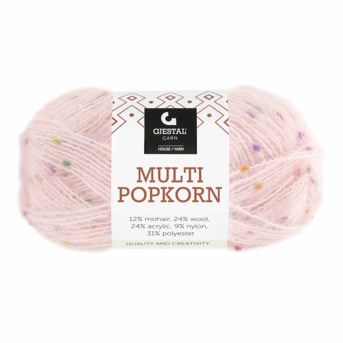 Posesalg - Gjestal Garn - Multi Popkorn 10stk